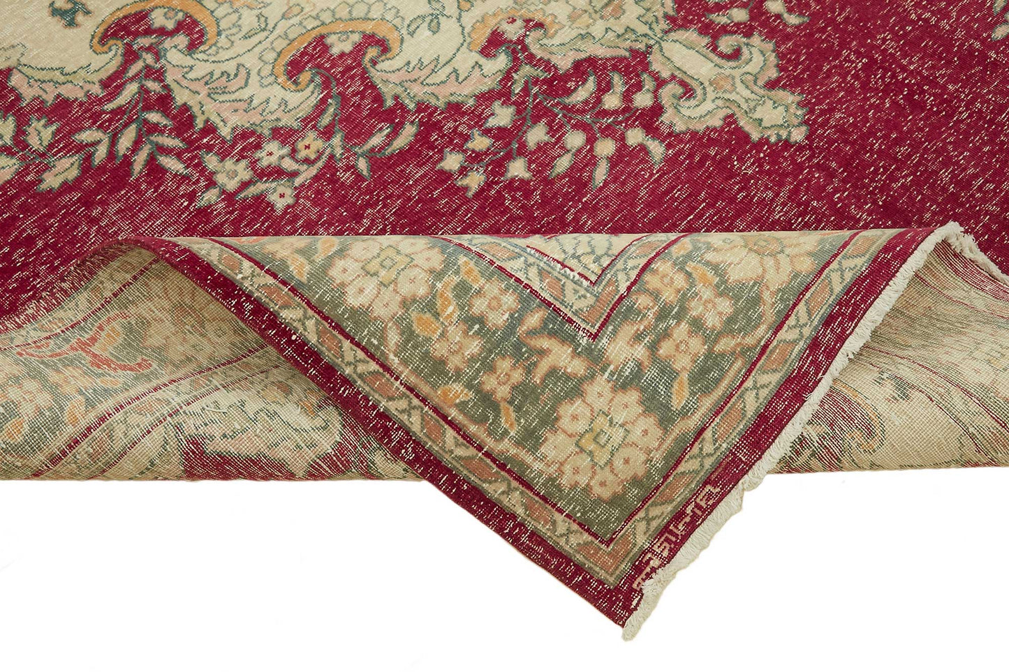 8x11 Beige Vintage Large Area Rug - 49448