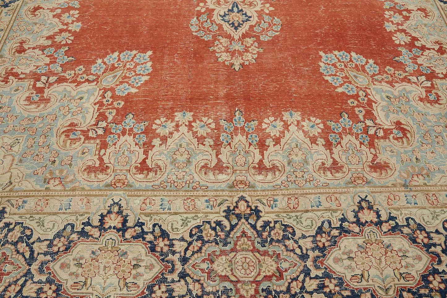 10x13 Hand-knotted Vintage Rug - 49449