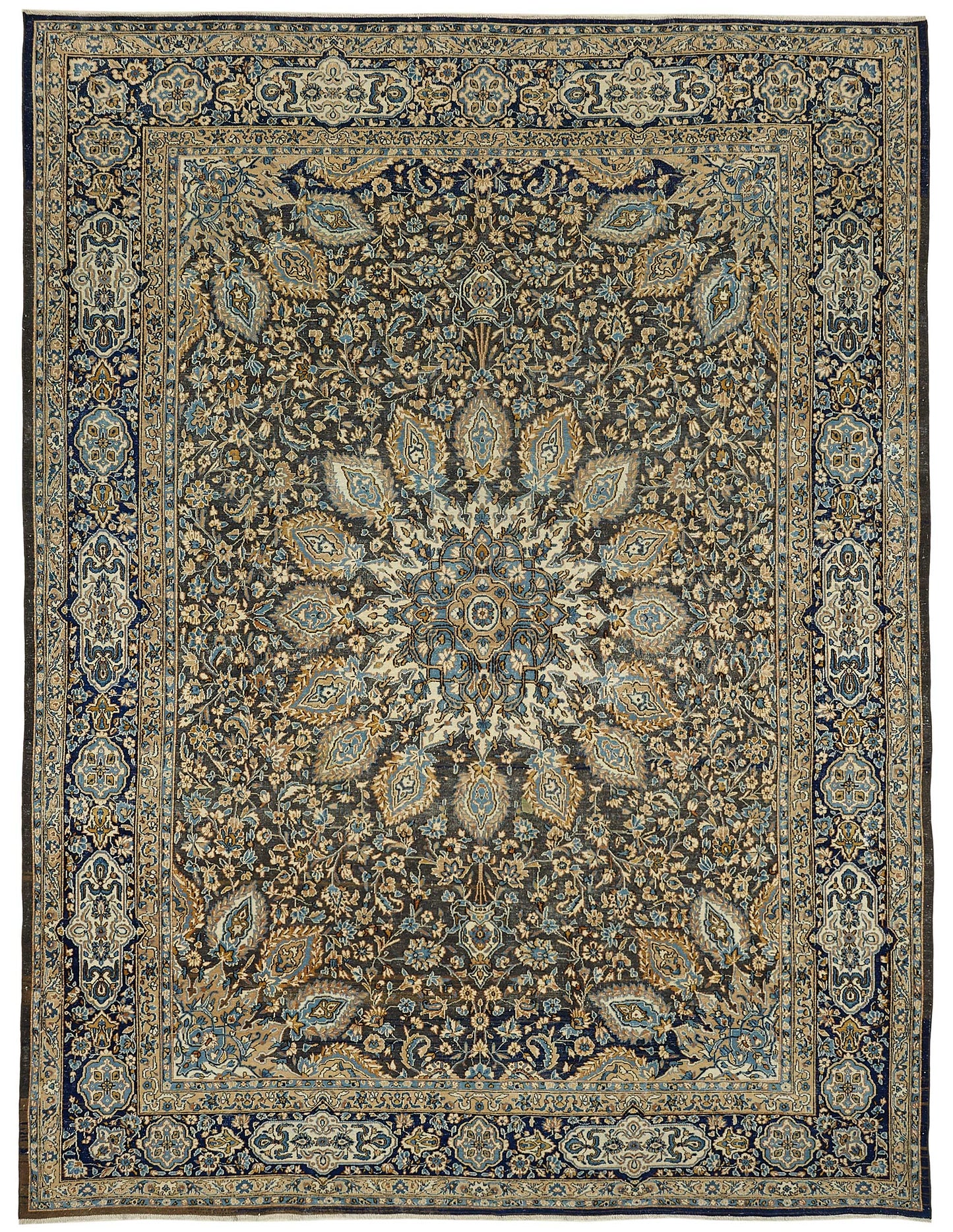 9x12 Hand-knotted Vintage Rug - 49453