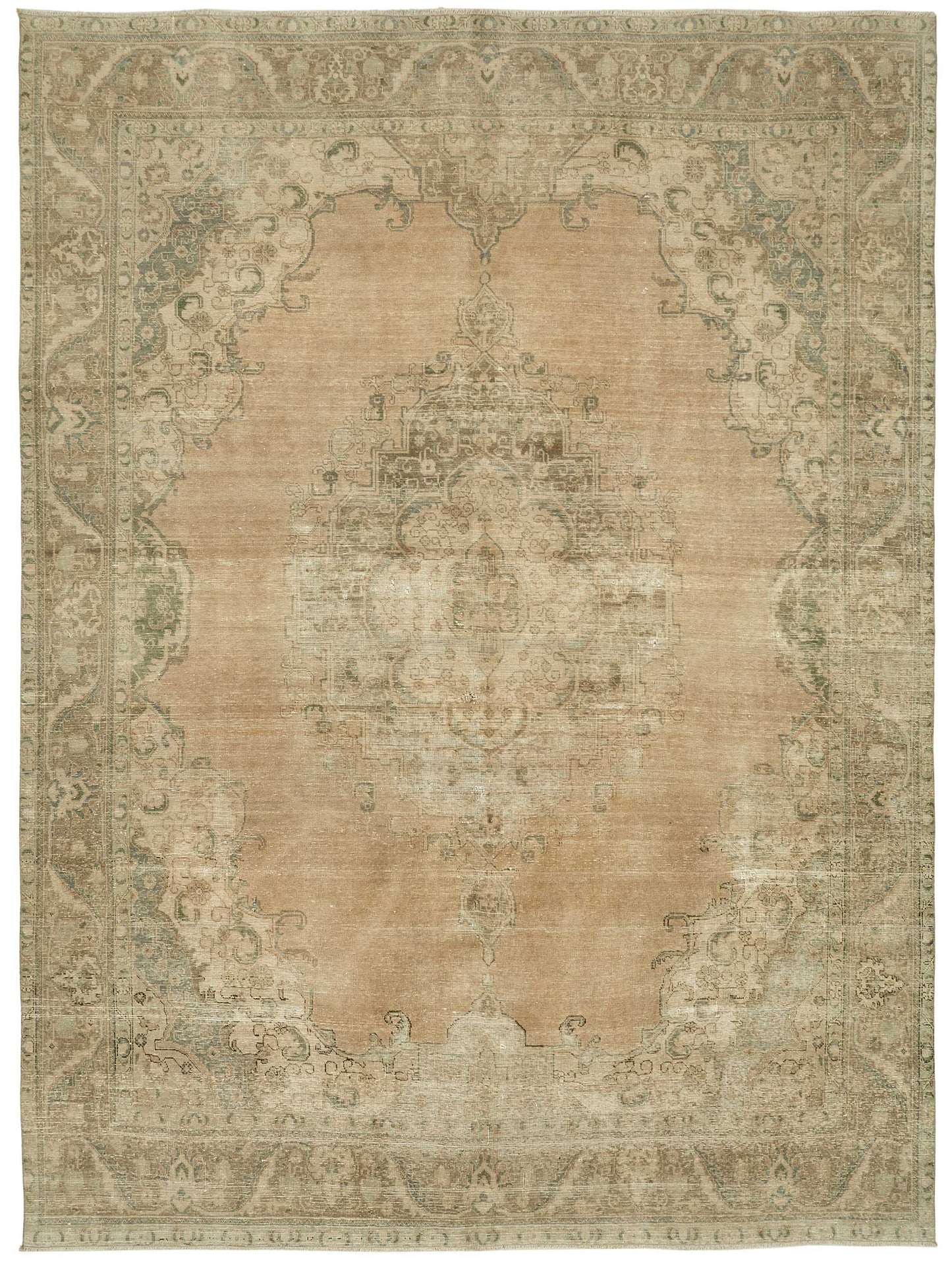 10x13 Hand-knotted Vintage Rug - 49456