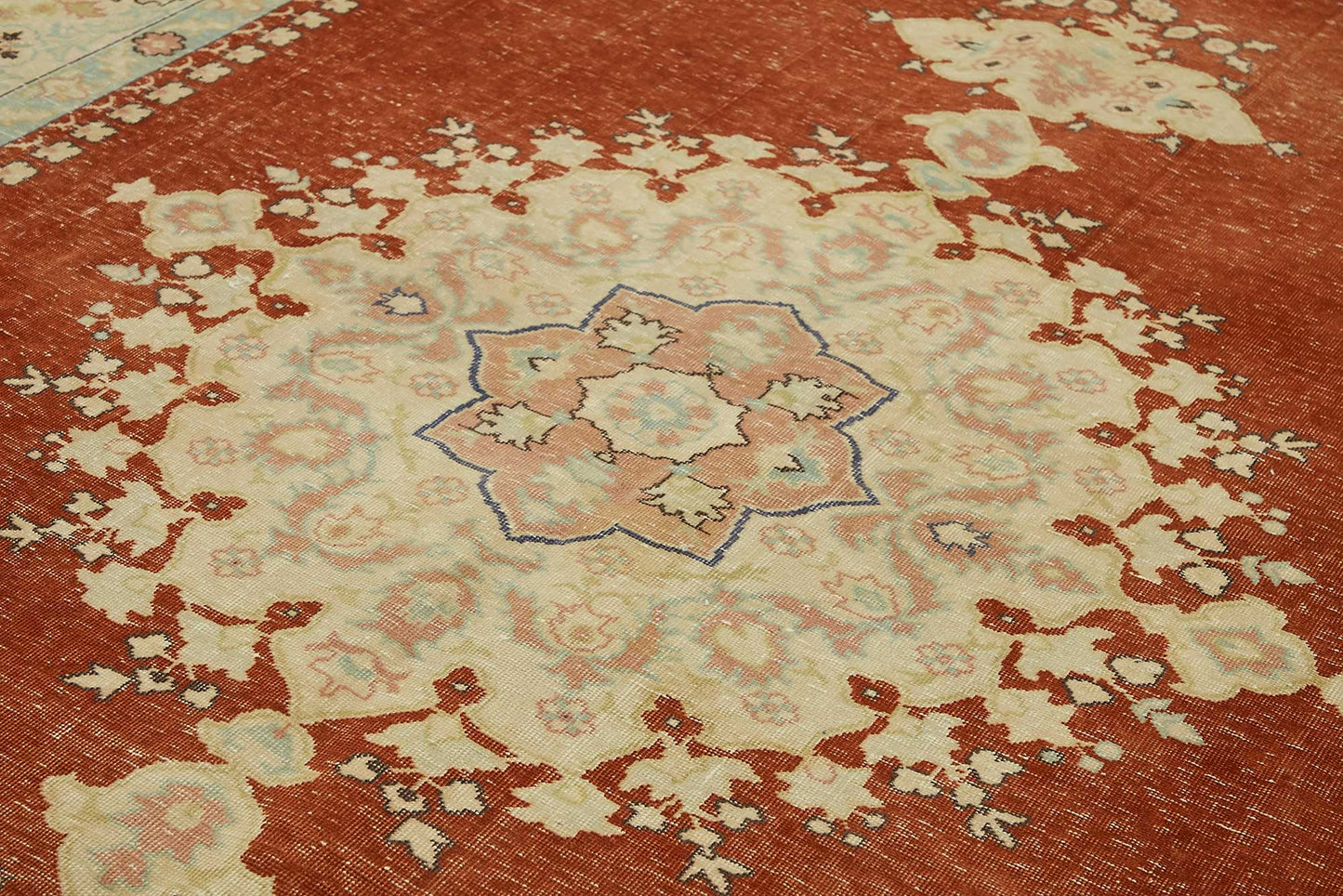 9x13 Hand-knotted Vintage Rug - 49458