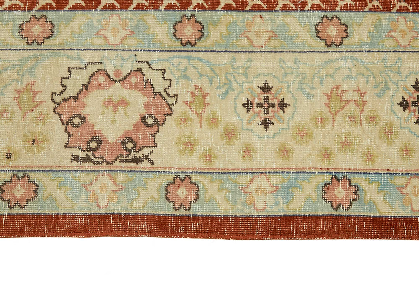 9x13 Hand-knotted Vintage Rug - 49458