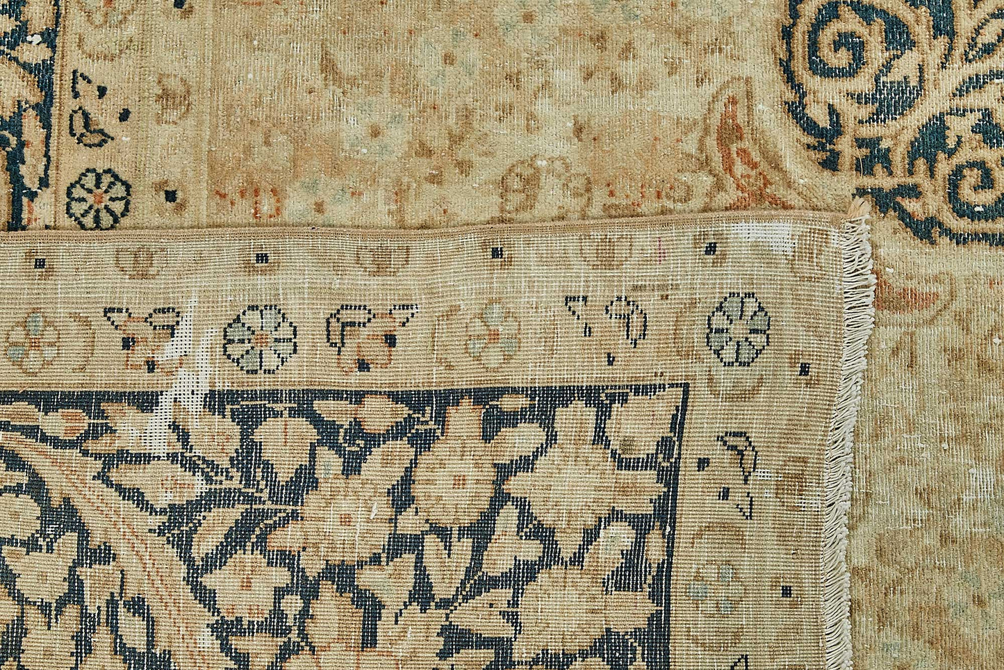 9x11 Beige Vintage Large Area Rug - 49460