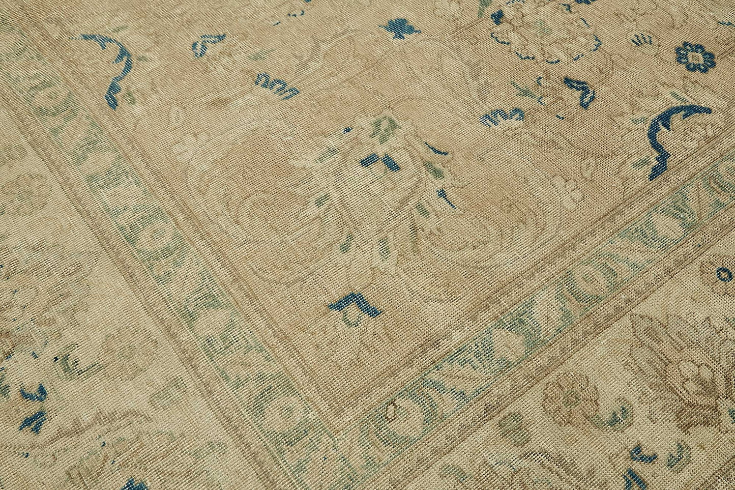 10x13 Beige Vintage Large Area Rug - 49463