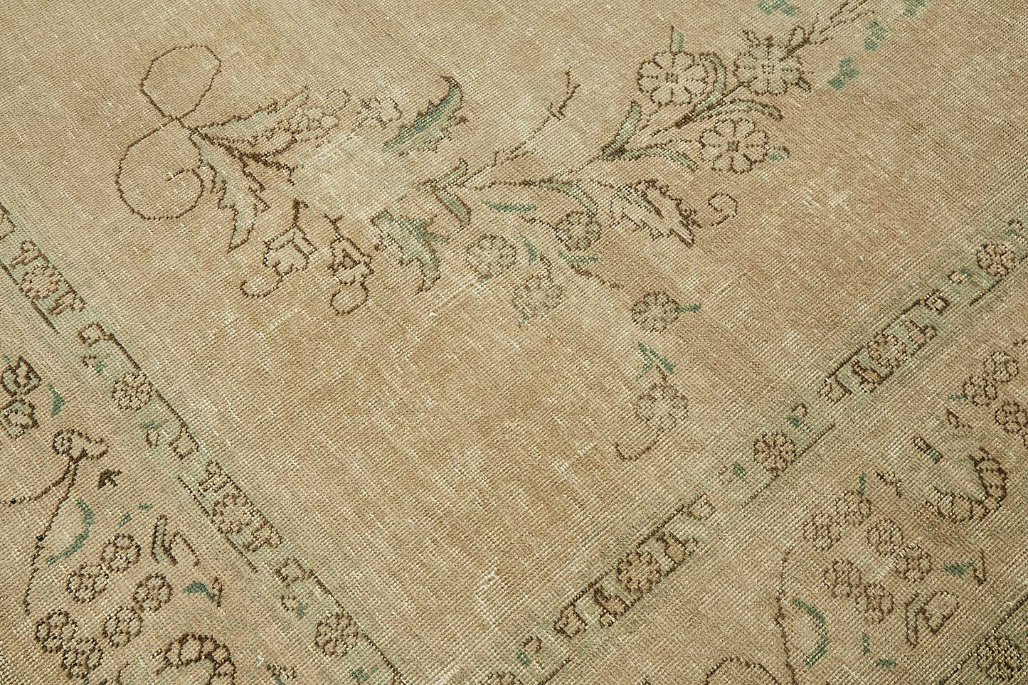 10x13 Beige Vintage Large Area Rug - 49466