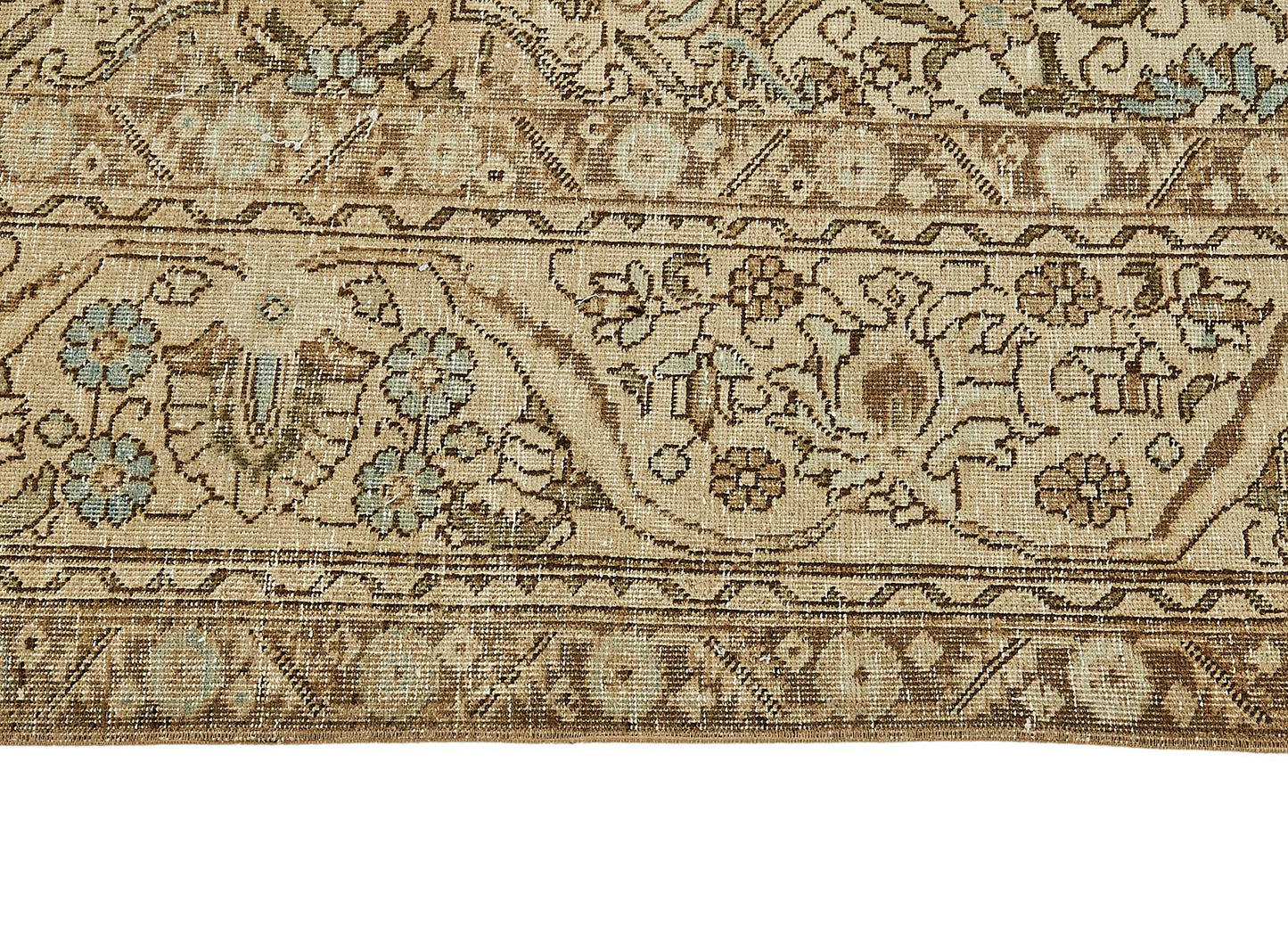 10x13 Beige Vintage Large Area Rug - 49468