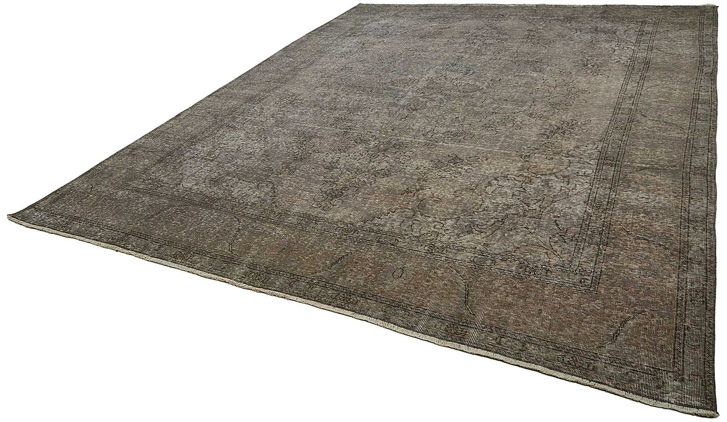 10x13 Grey Overdyed Area Rug - 49684