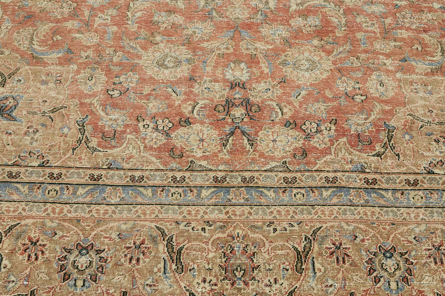 9x13 Beige Vintage Large Area Rug - 49709