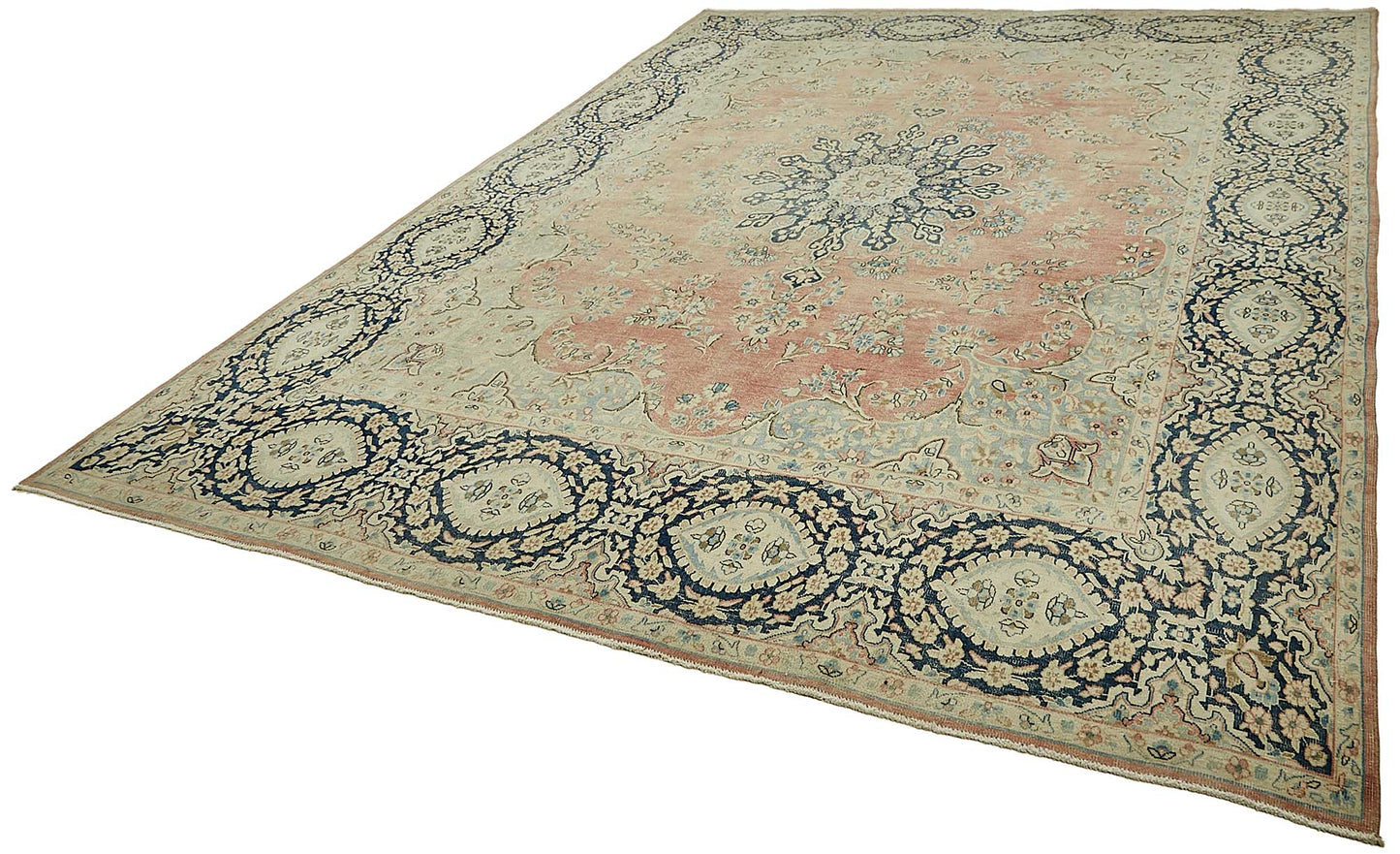 10x13 Beige Vintage Large Area Rug - 49711