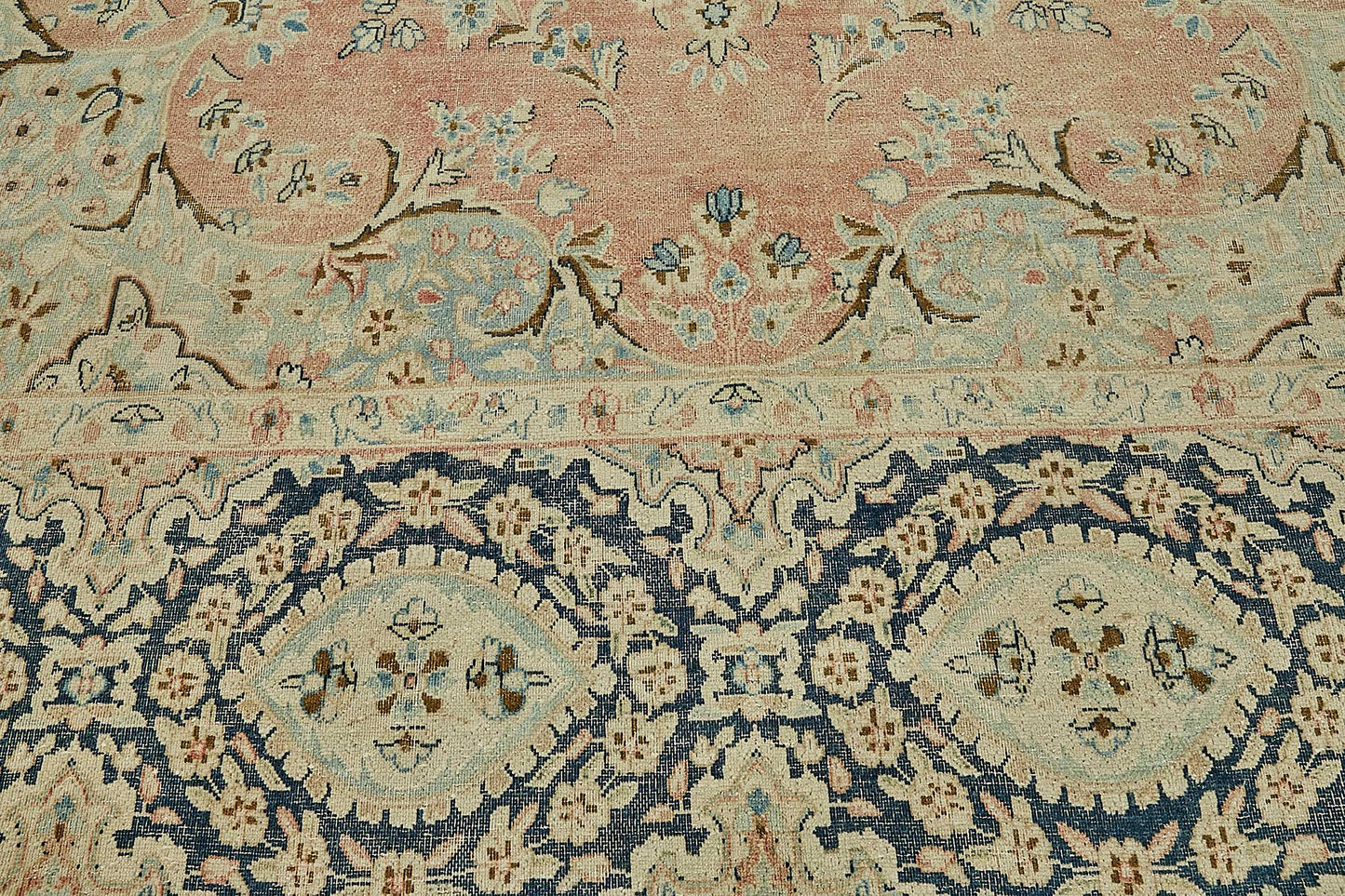 10x13 Beige Vintage Large Area Rug - 49711