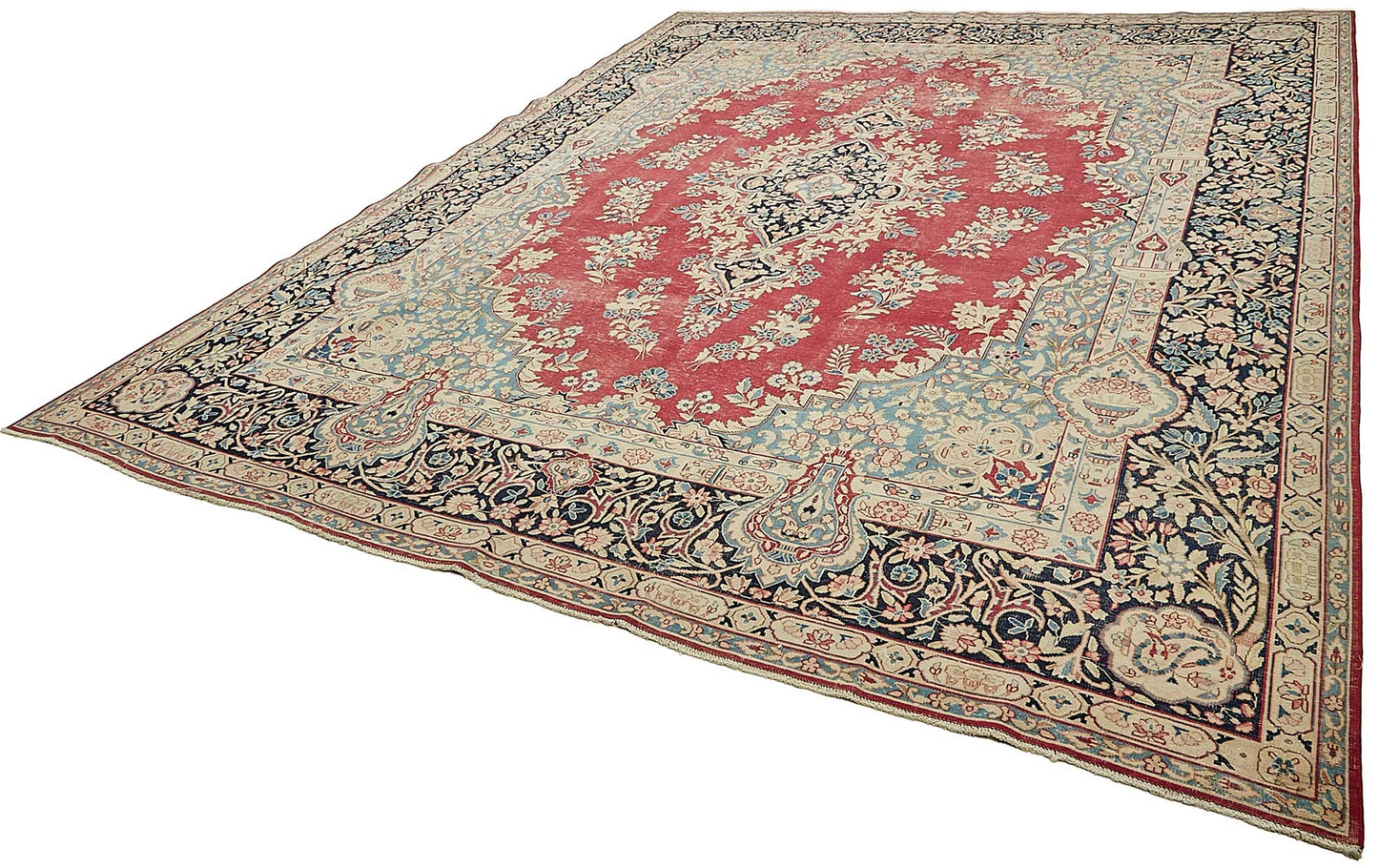 10x13 Beige Vintage Large Area Rug - 49712