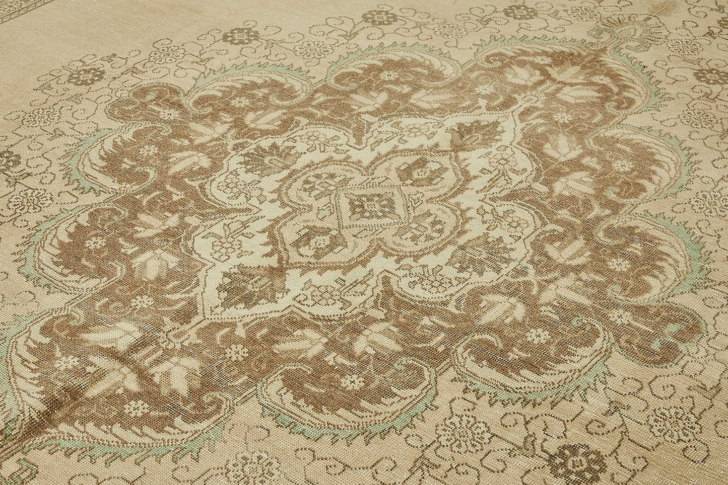 9x13 Beige Vintage Large Area Rug - 49713