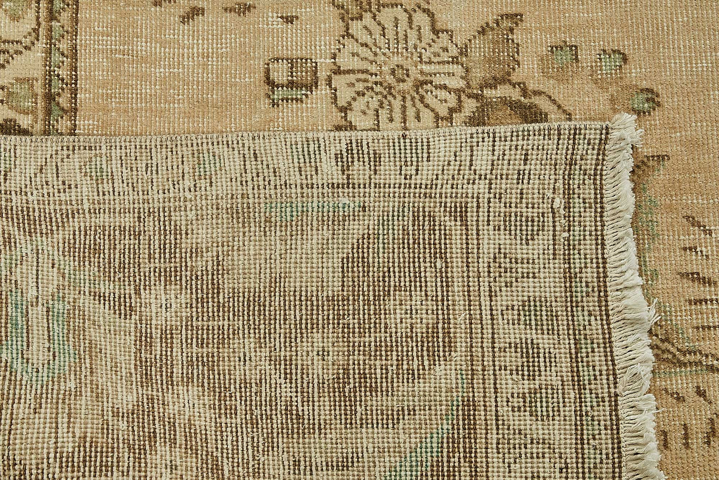 9x13 Beige Vintage Large Area Rug - 49713