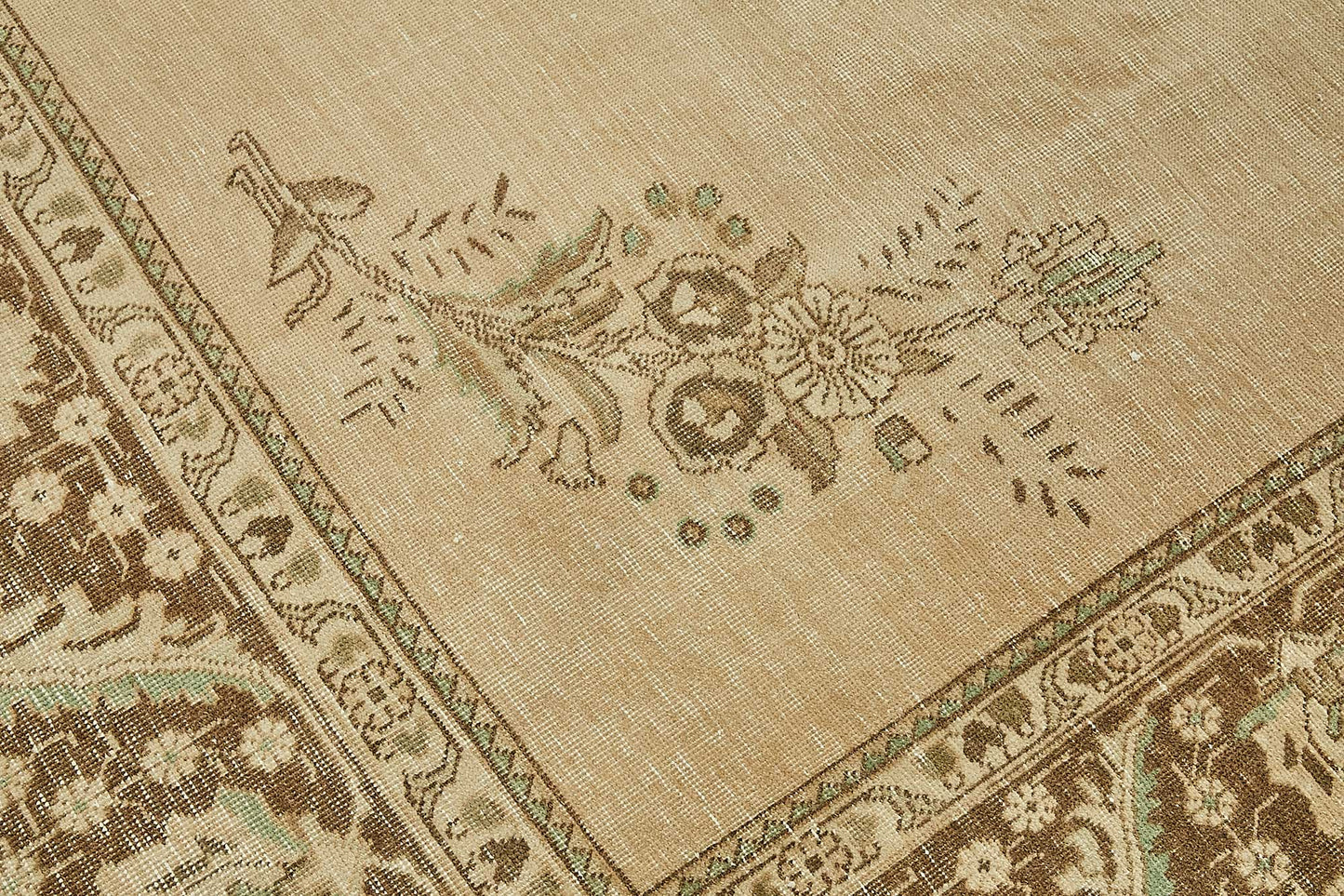 9x13 Beige Vintage Large Area Rug - 49713
