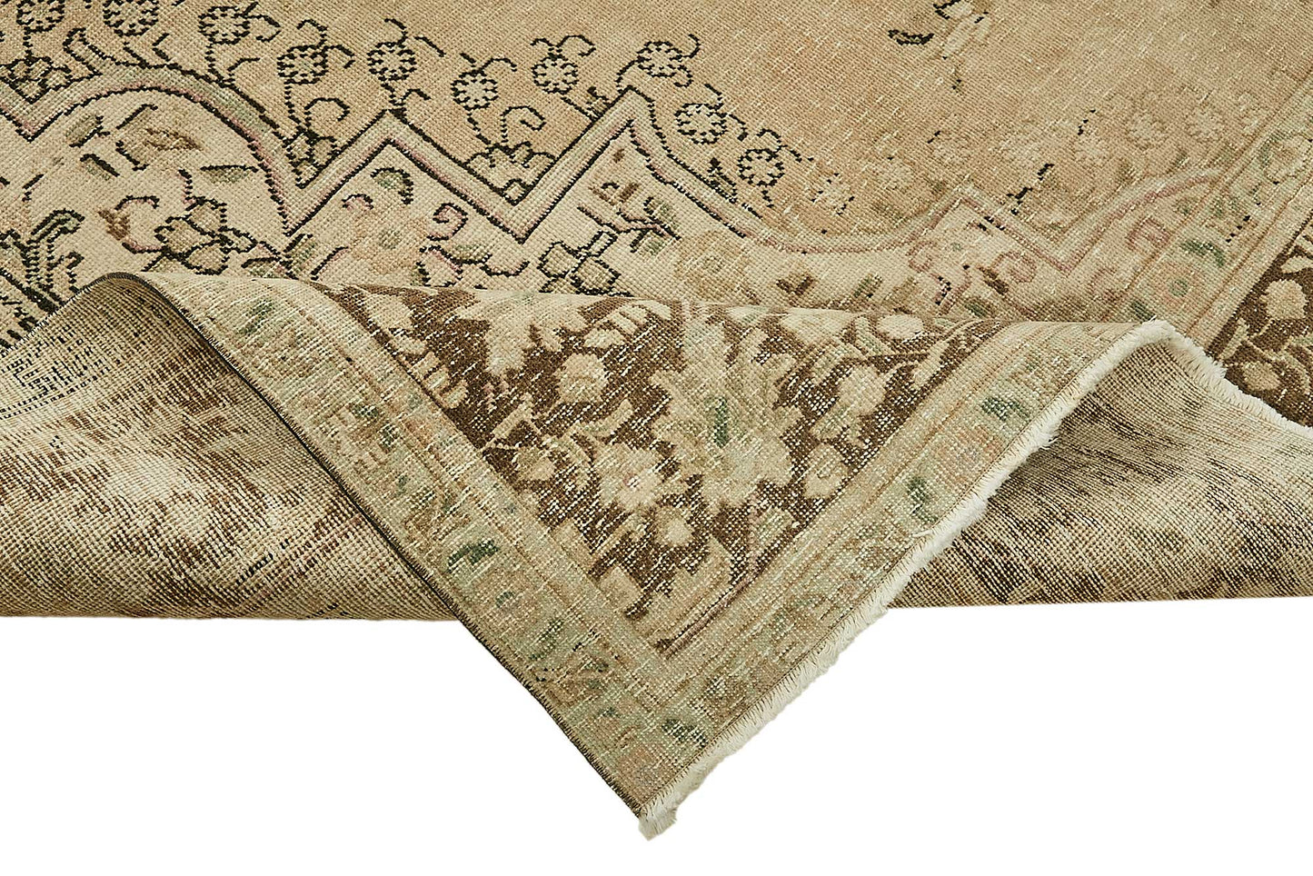 9x13 Beige Vintage Large Area Rug - 49715