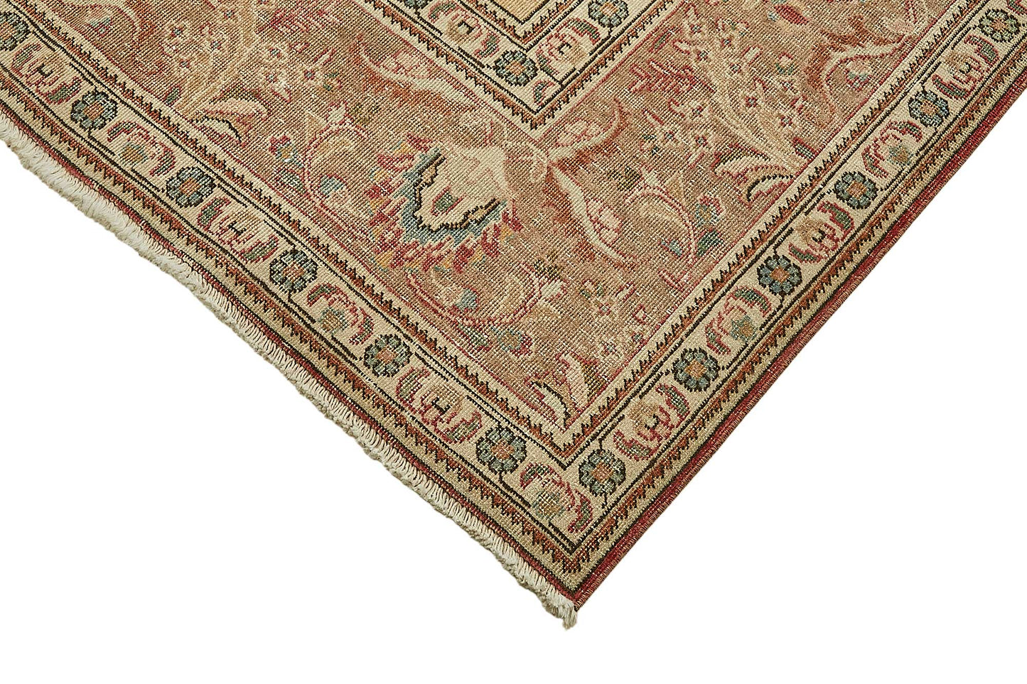 10x12 Beige Vintage Large Area Rug - 49719