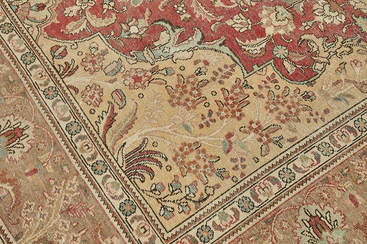 10x12 Beige Vintage Large Area Rug - 49719