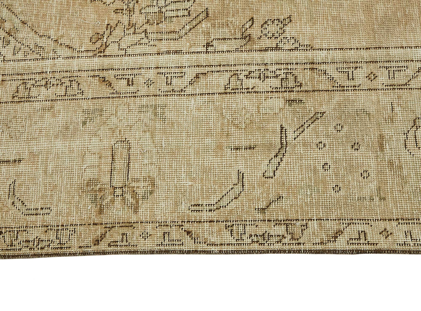 9x13 Beige Vintage Large Area Rug - 49728