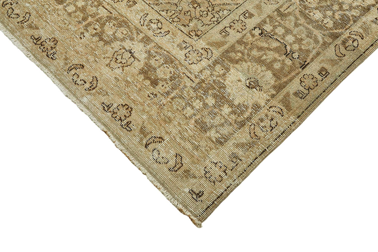 10x13 Beige Vintage Large Area Rug - 49730