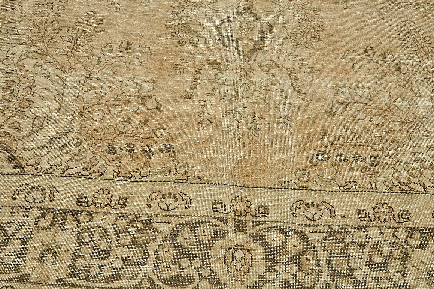10x13 Beige Vintage Large Area Rug - 49730