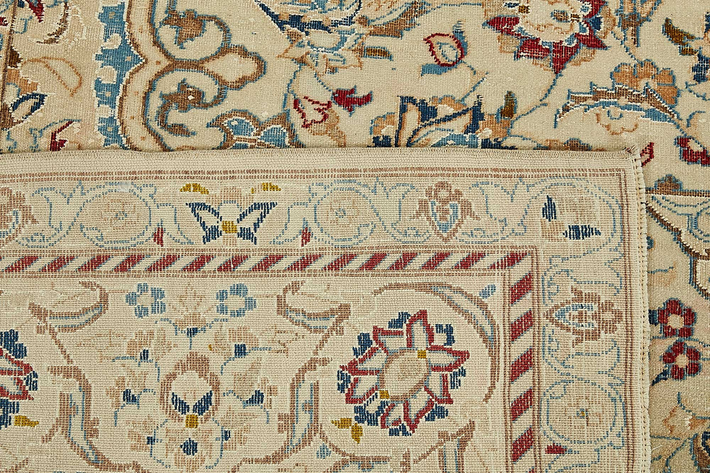 7x10 Beige Vintage Large Area Rug - 49731