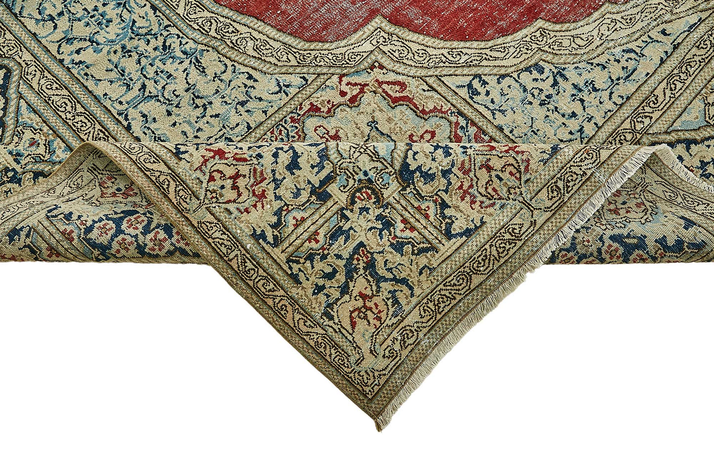 8x12 Beige Vintage Large Area Rug - 49733