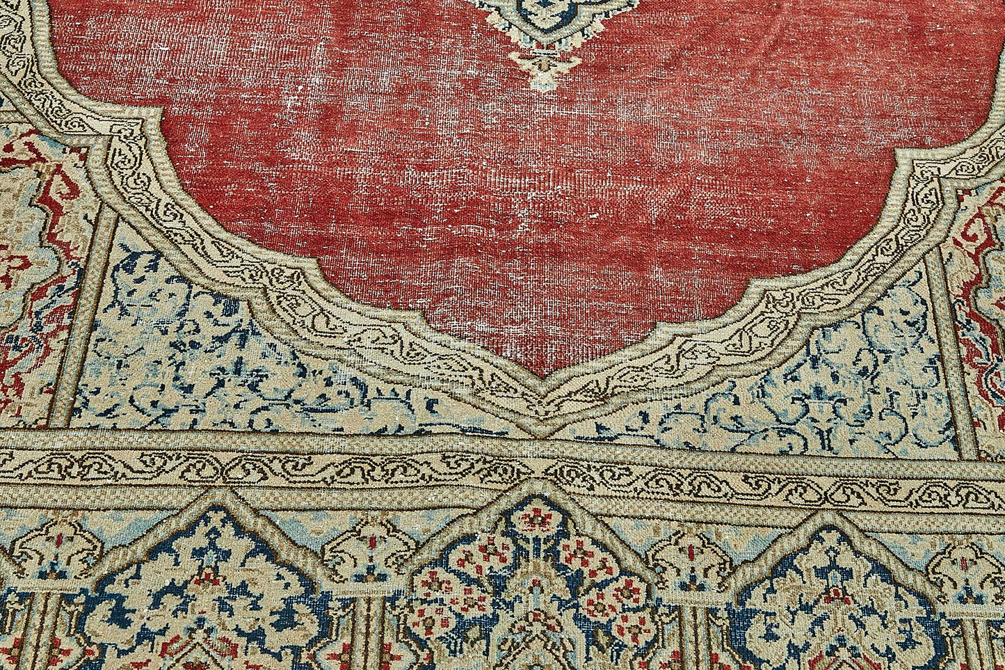 8x12 Beige Vintage Large Area Rug - 49733
