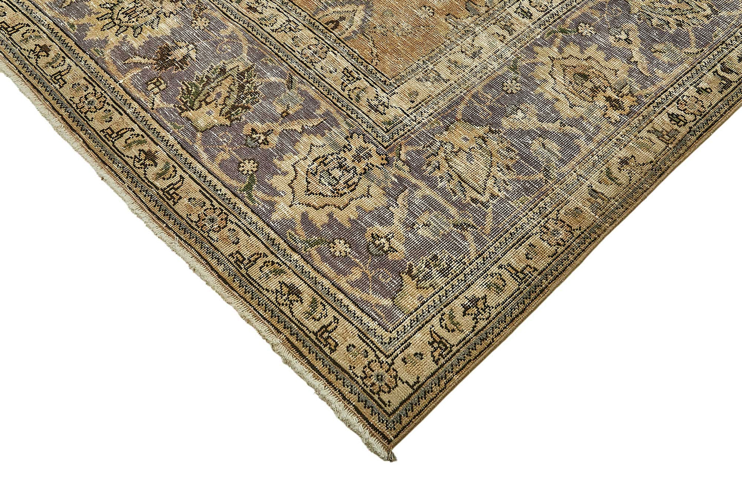 10x12 Beige Vintage Large Area Rug - 49736