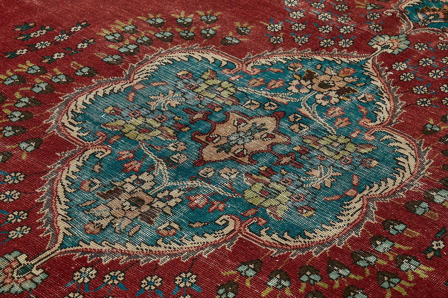 10x13 Beige Vintage Large Area Rug - 49737