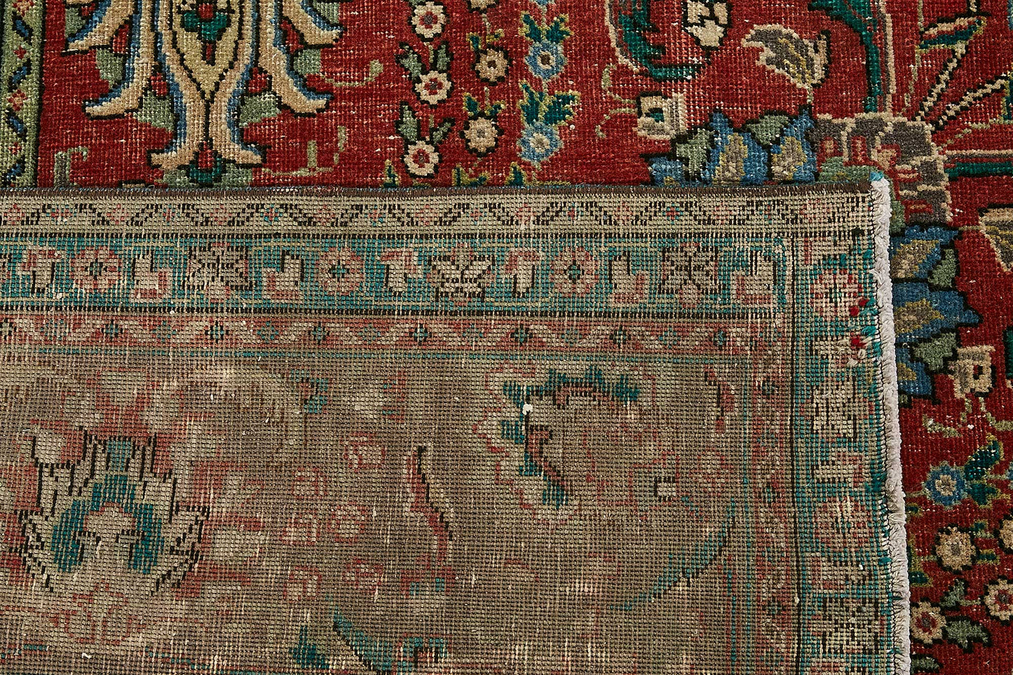 9x12 Beige Vintage Large Area Rug - 49740