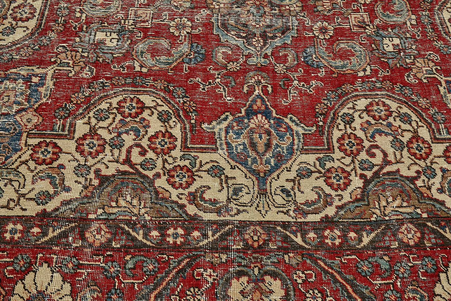 9x12 Red Vintage Large Area Rug - 49753