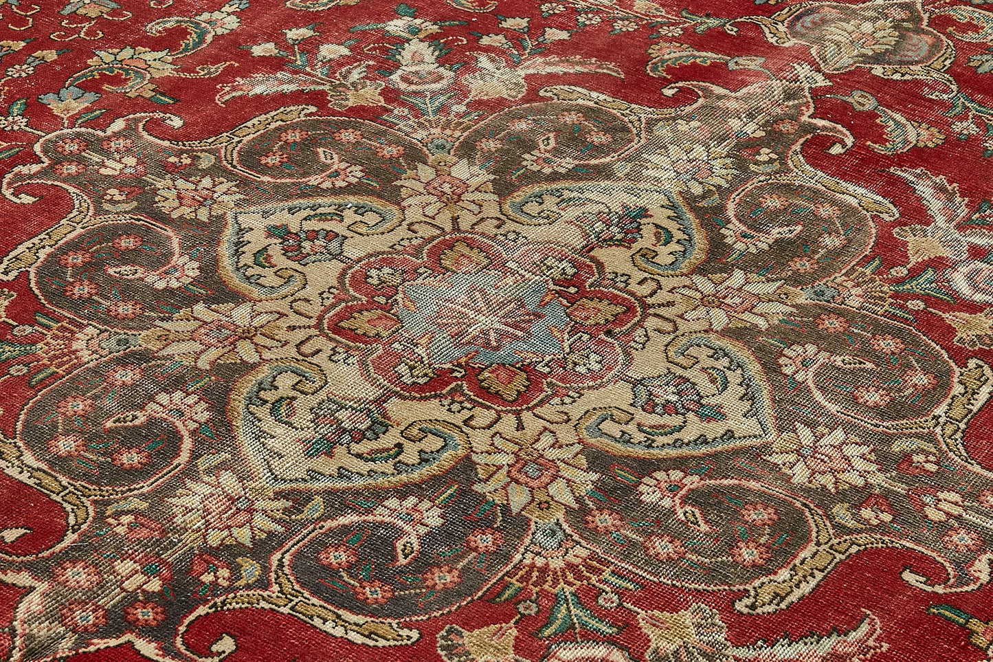9x13 Beige Vintage Large Area Rug - 49755