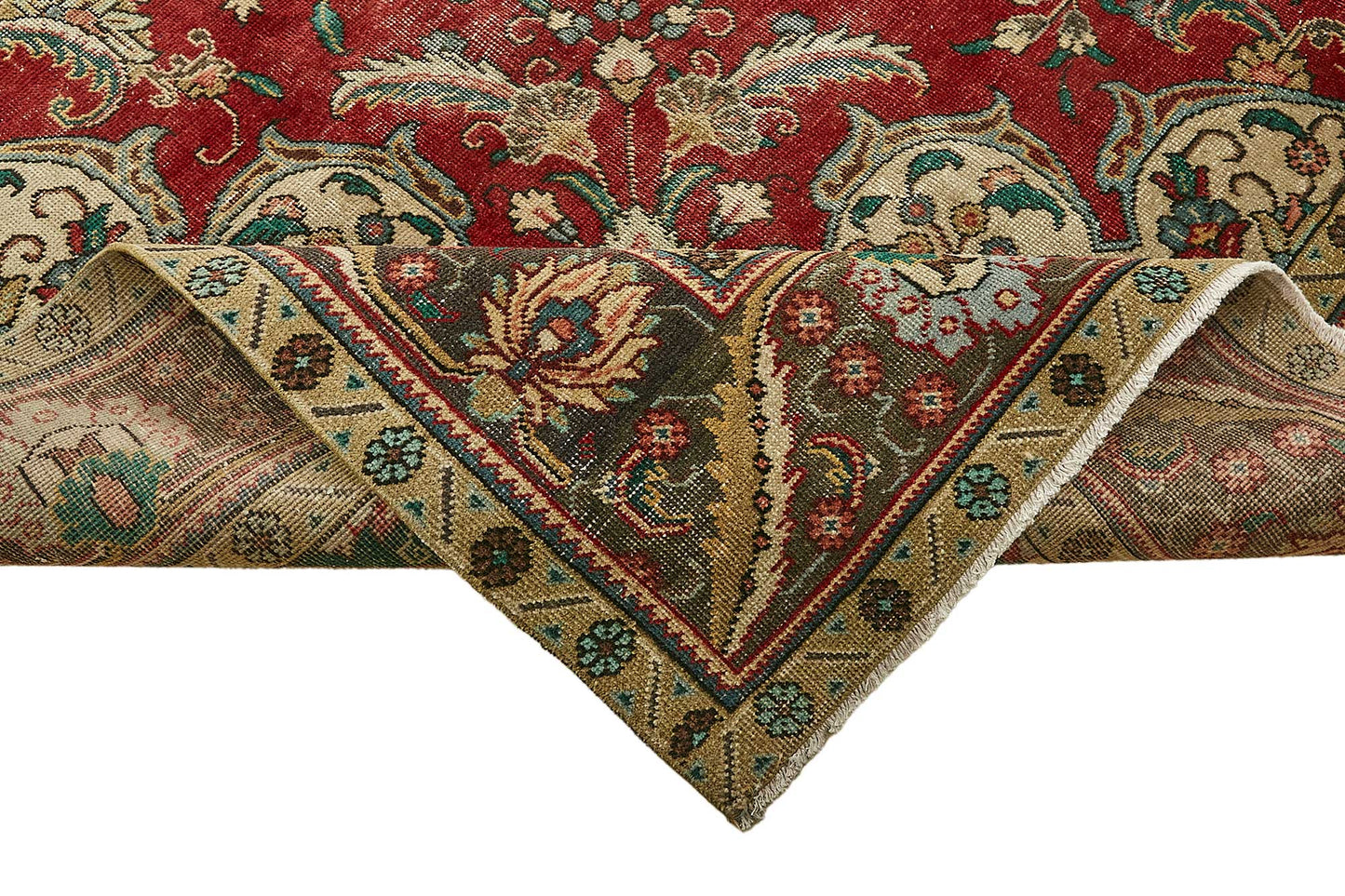 9x13 Beige Vintage Large Area Rug - 49755