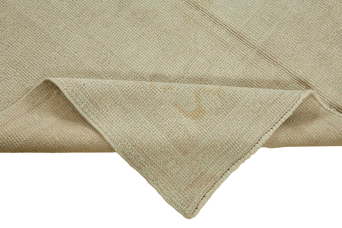 6x9 Beige Handmade Oriental Rug - 49777