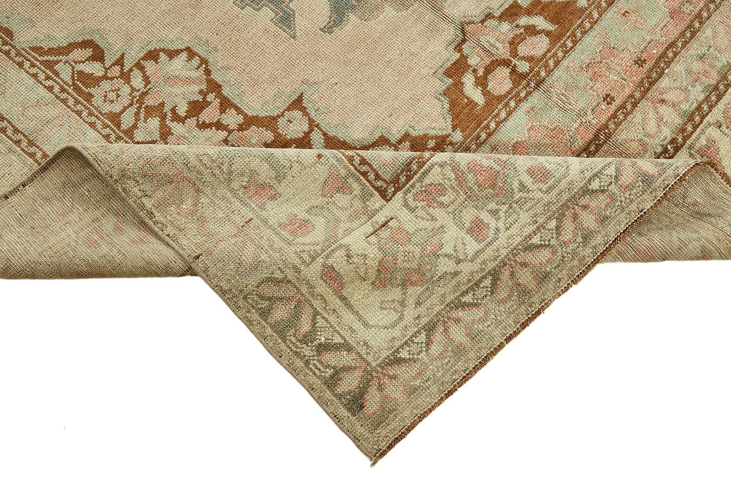 5x10 Beige Handmade Oriental Rug - 49779