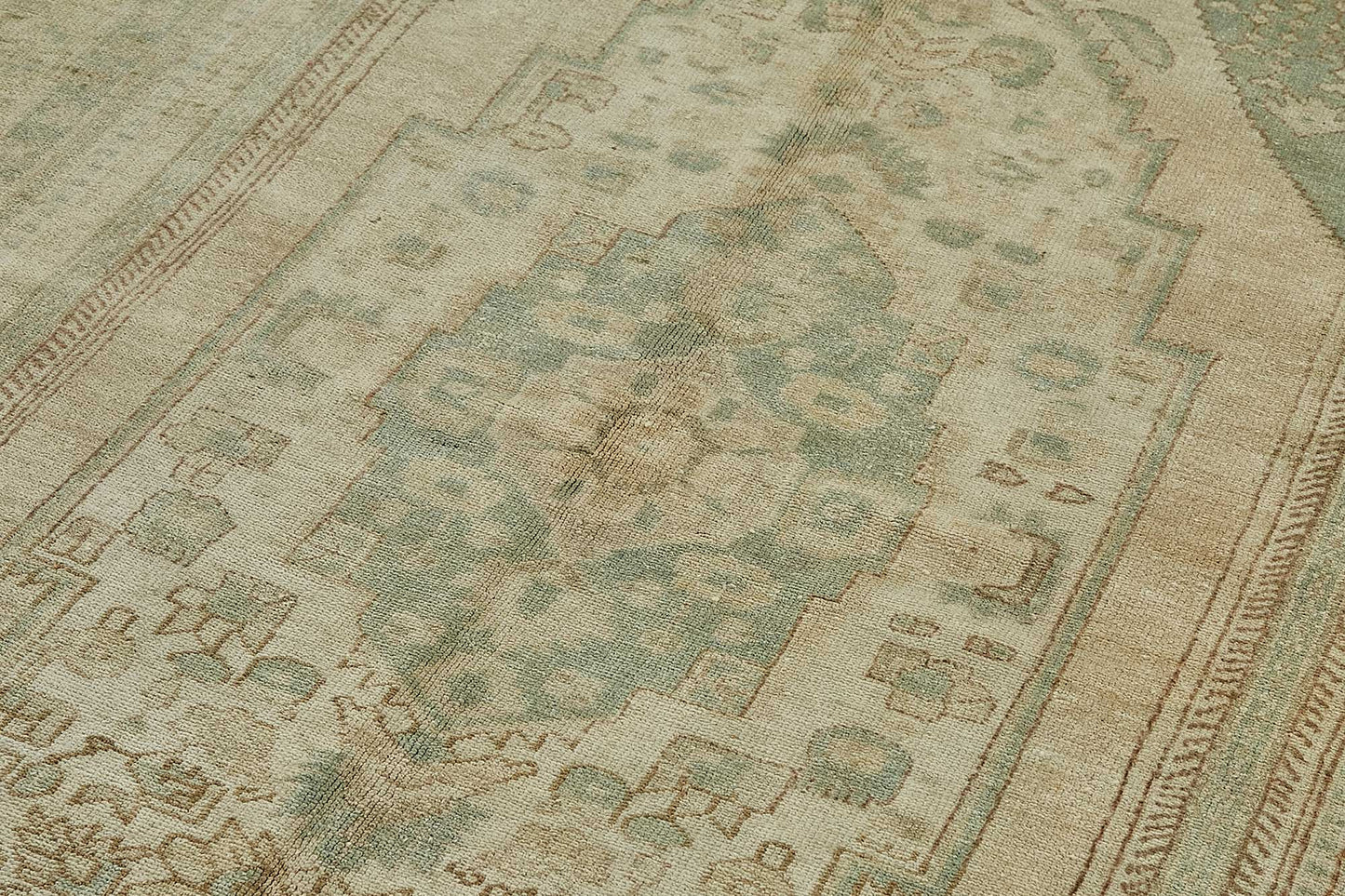 5x10 Beige Handmade Oriental Rug - 49796