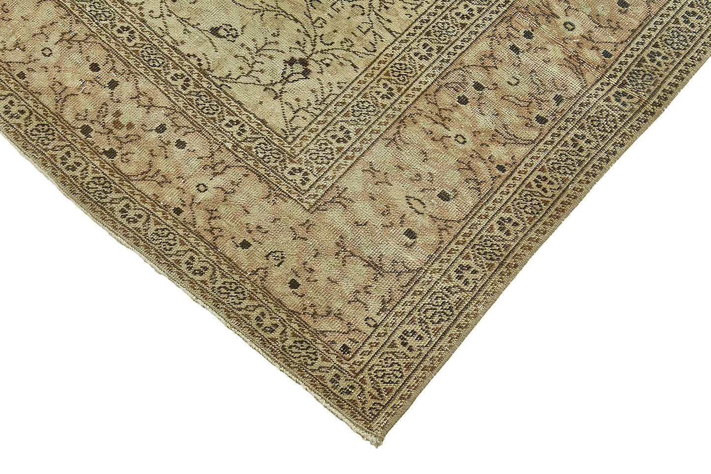 6x10 Beige Handmade Oriental Rug - 49817