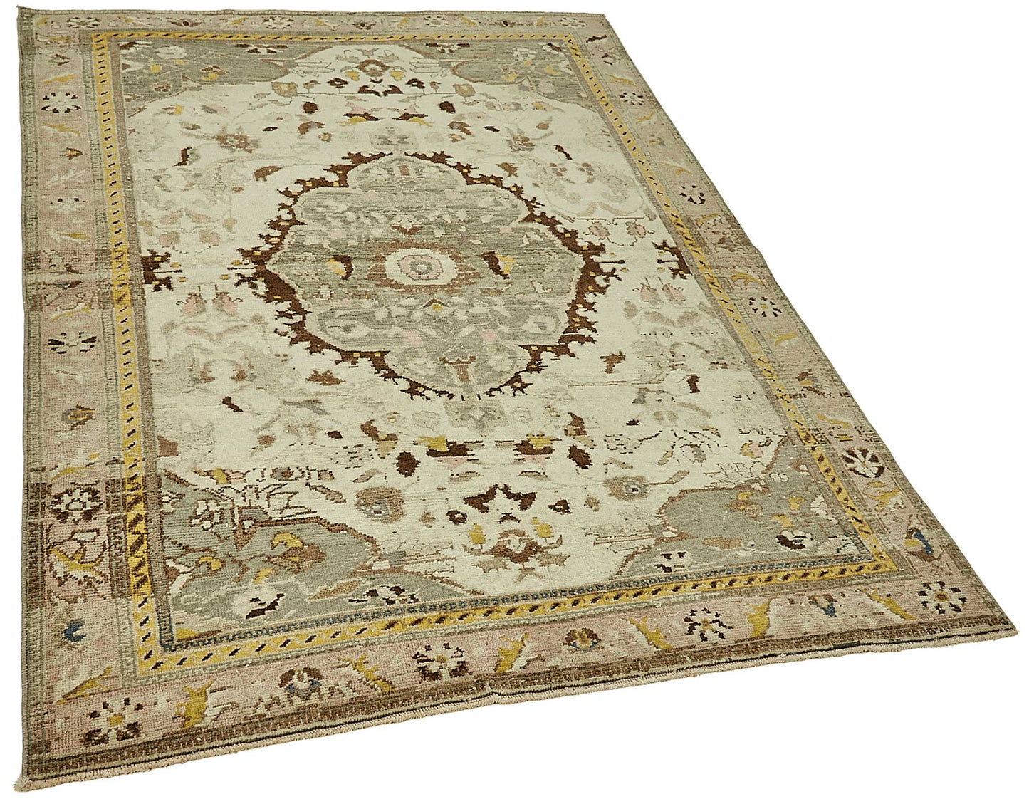 4x6 Beige Small Oriental Rug - 49818