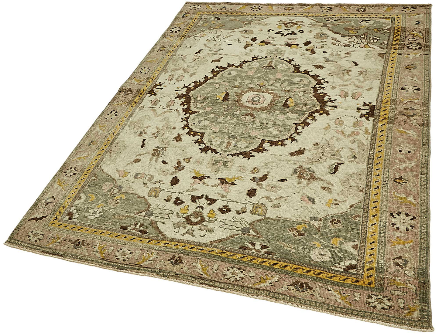 4x6 Beige Small Oriental Rug - 49818