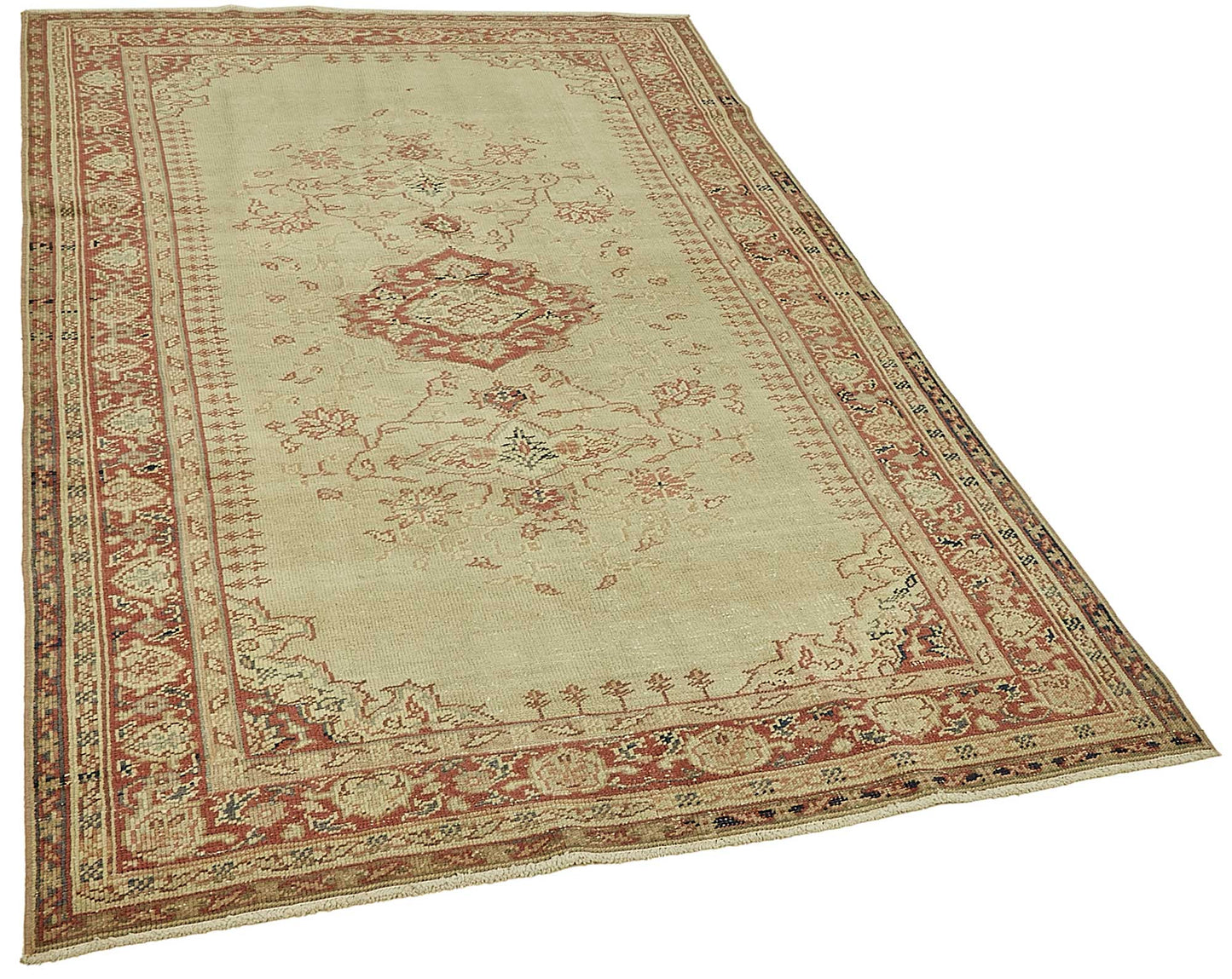 4x7 Beige Small Oriental Rug - 49821