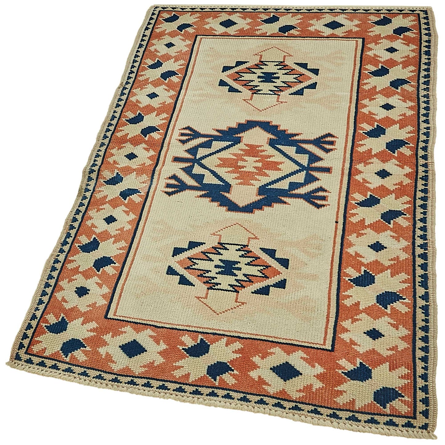 3x4 Beige Small Oriental Rug - 49827
