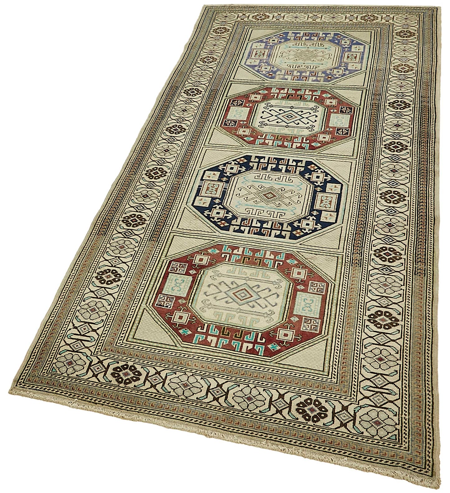 3x7 Beige Small Oriental Rug - 49831