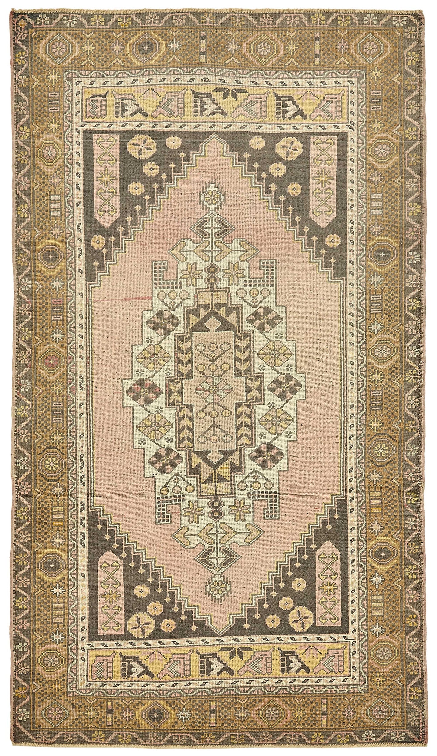 4x7 Beige Small Oriental Rug - 49853
