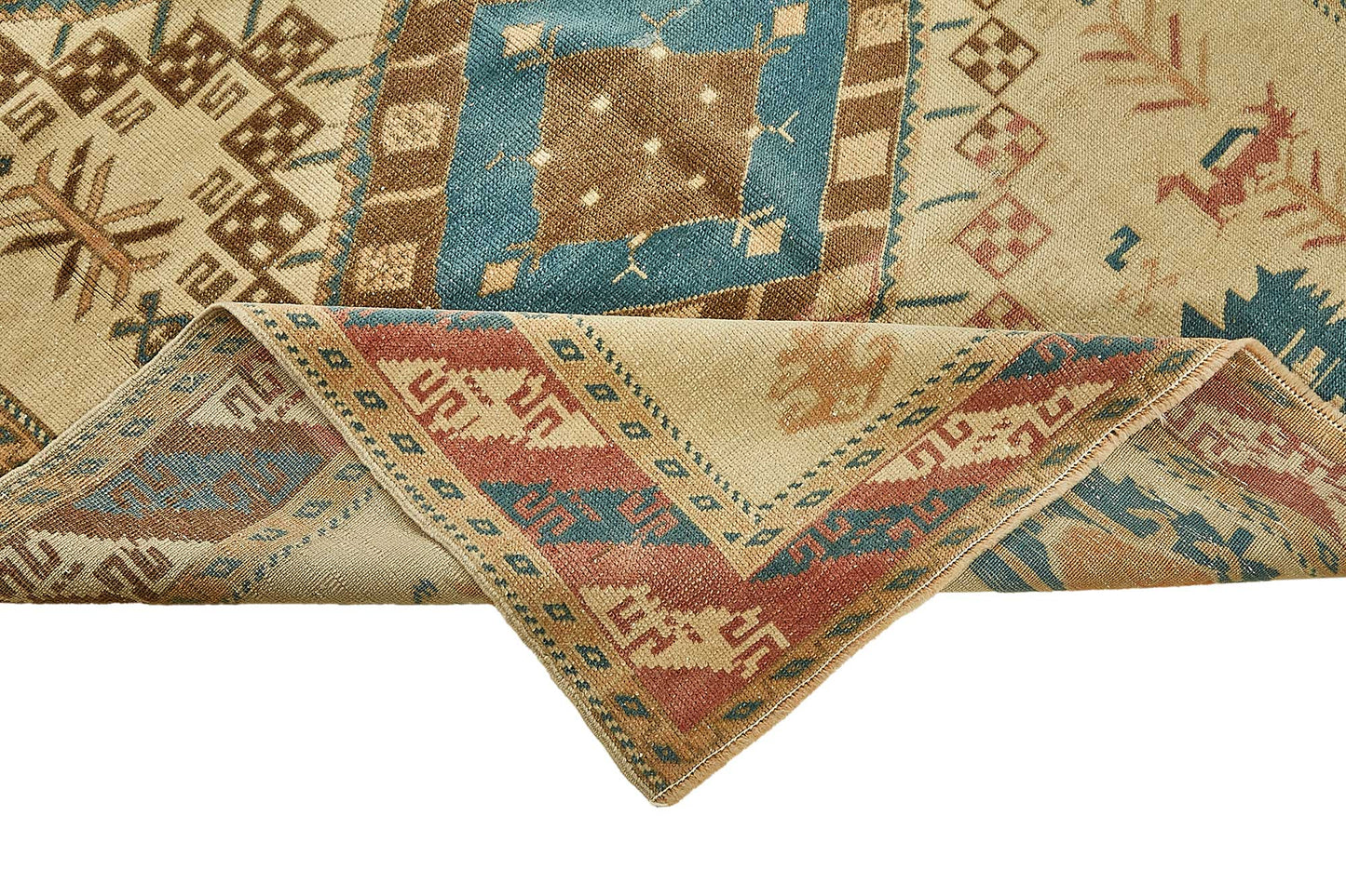 4x6 Beige Small Oriental Rug - 49917