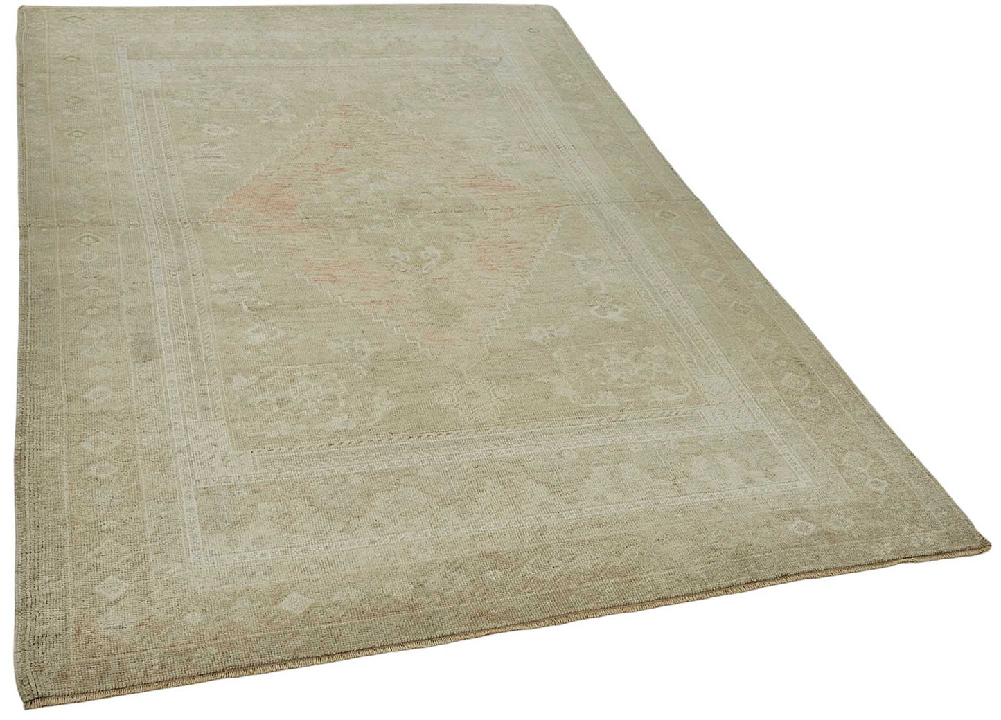 5x8 Beige Small Oriental Rug - 49957