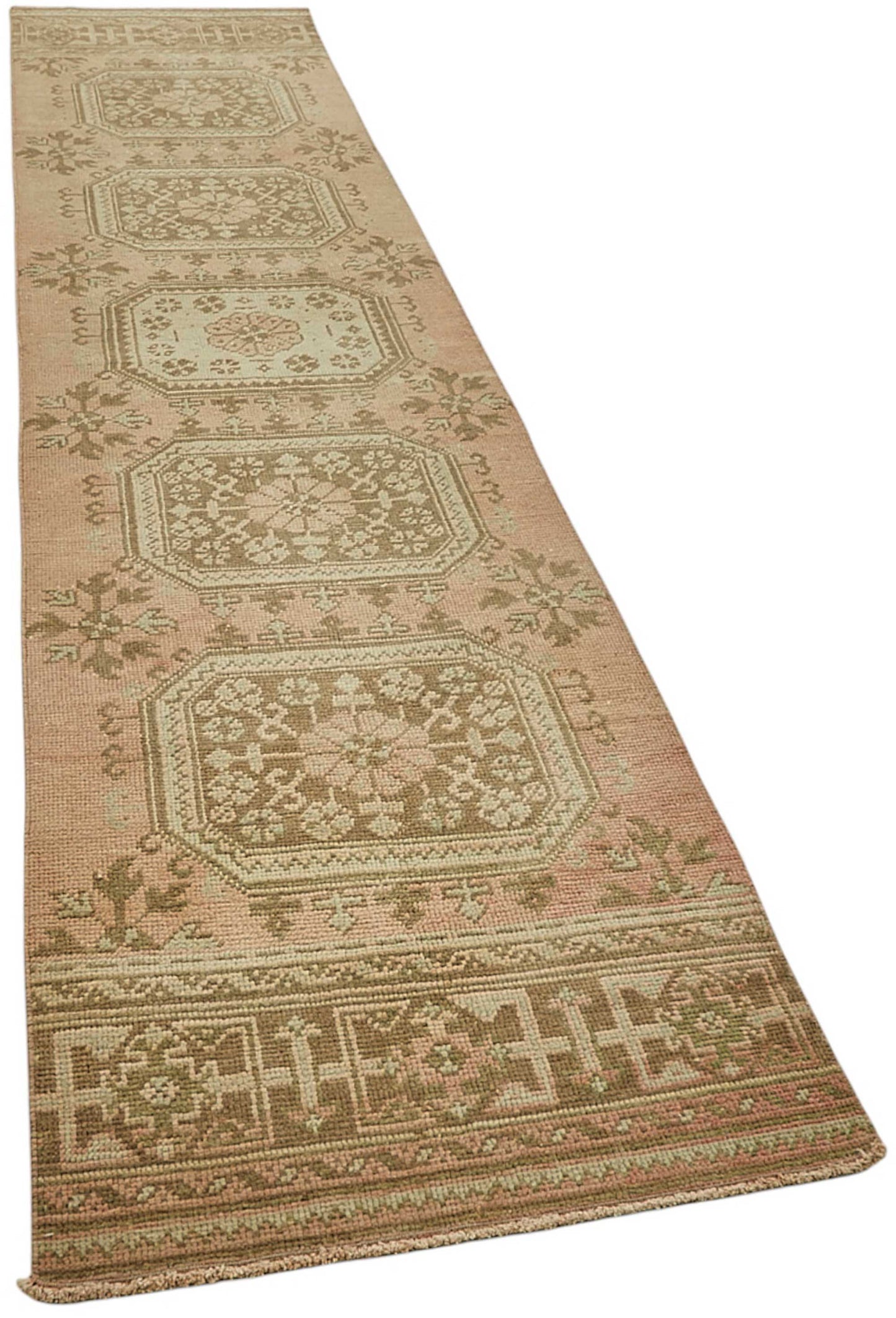 3x12 Beige Anatolian Runner Rug - 49987