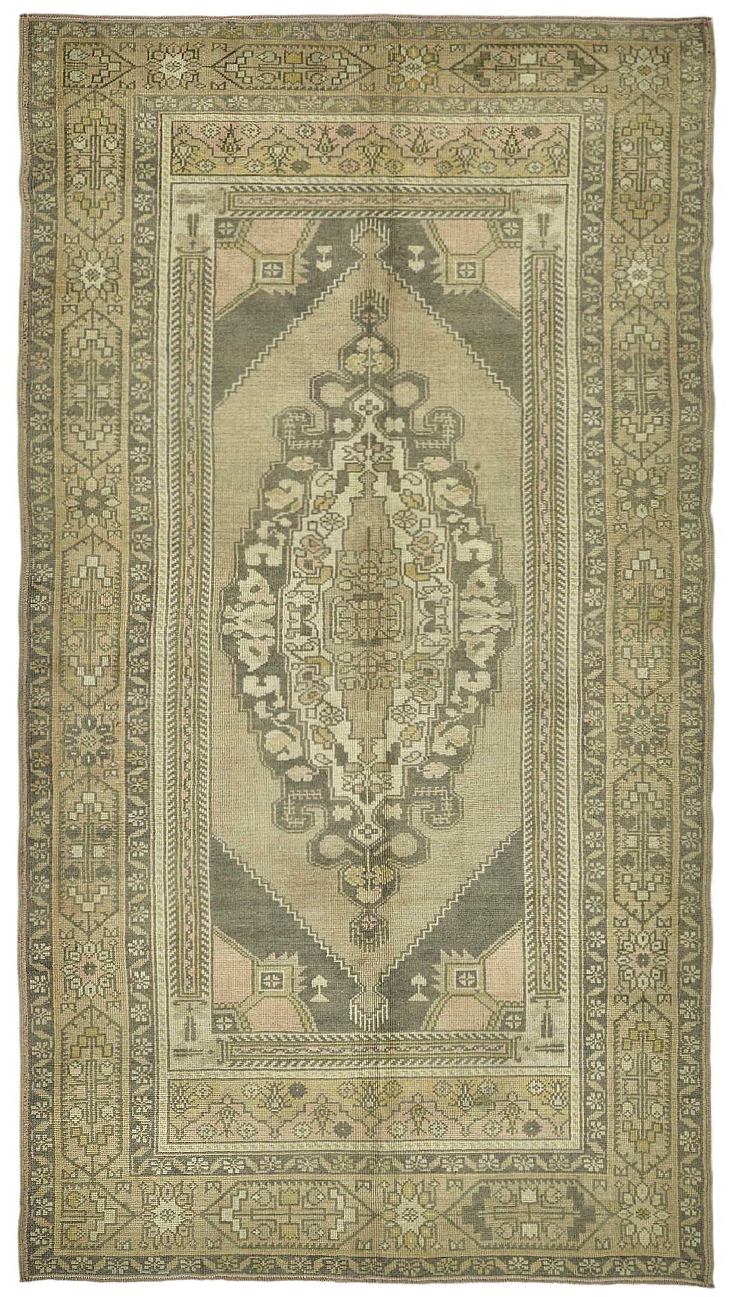 5x9 Beige Handmade Oriental Rug - 50000