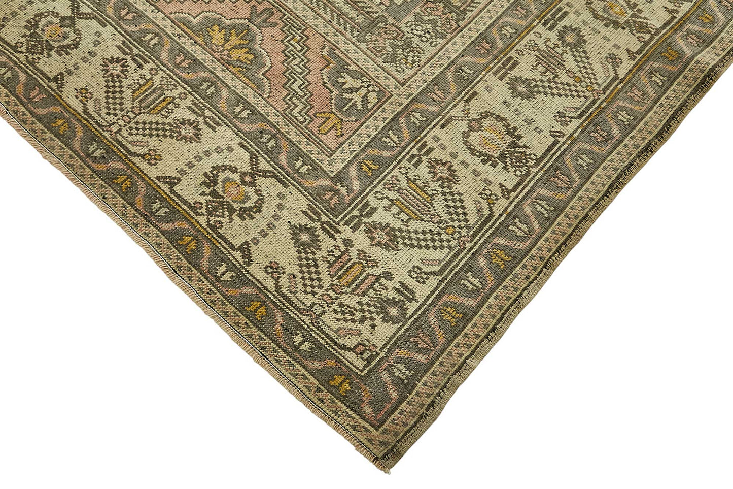 7x11 Beige Handmade Oriental Rug - 50002