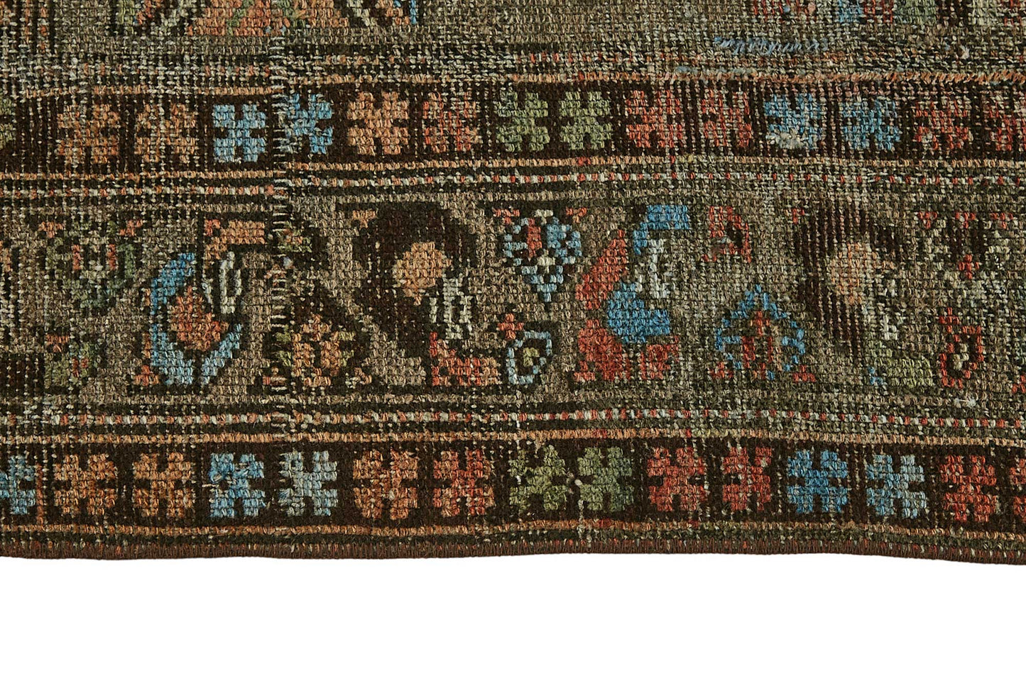 4x6 Antique Persian Bakhtiari Rug - 50021