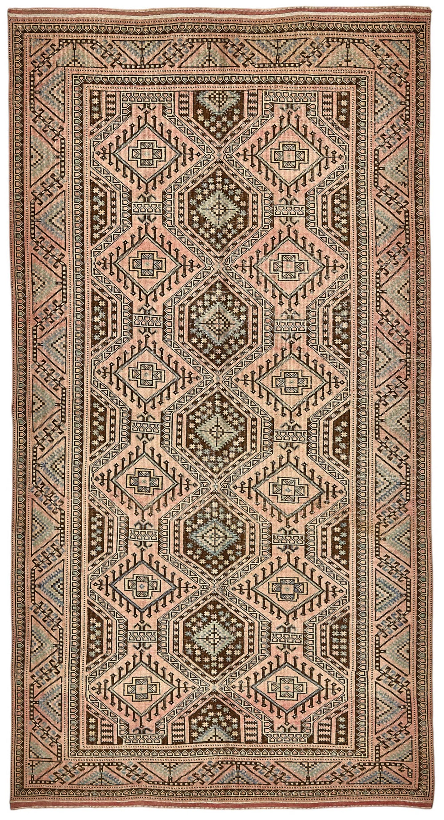 5x9 Antique Persian Kurdish Rug - 50031